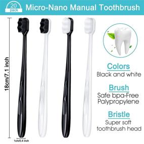 img 3 attached to 🪥 Charcoal Bristles Toothbrushes for Recession-Resistant Oral Care