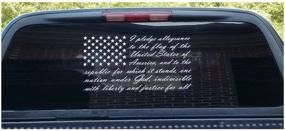 img 2 attached to American Pledge Allegiance Window Sticker