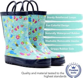 img 3 attached to 👞 Mucky Wear Kids' Rubber Garden Boys' Shoes - Boots