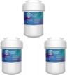 bluefall value pack of 3 compatible water filters for ge mwf replacement refrigerator filter logo