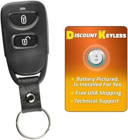 img 1 attached to 🔑 Unlock the Convenience: Keyless Entry Remote Key Fob for 07-12 Hyundai Santa Fe (PINHA-T038)