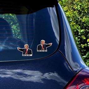 img 2 attached to 100PCS Biden Did That Trump Sticker Set - Joe Biden Did That | Trump Sticker - I Did 👌 That! - Trump Won | Fuck Biden Sticker - Gas Pump Bumper Parody Vinyl Stickers for Car Laptop Window Waterproof