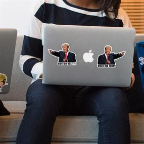 img 1 attached to 100PCS Biden Did That Trump Sticker Set - Joe Biden Did That | Trump Sticker - I Did 👌 That! - Trump Won | Fuck Biden Sticker - Gas Pump Bumper Parody Vinyl Stickers for Car Laptop Window Waterproof