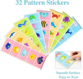 img 2 attached to 80Pcs Ocean Animal Shoe Stickers For Kids: Mark Your Shoes In Style With WATINC'S Cartoon Shark, Whale, Turtle, Octopus, Crab, And Shell Early Learning Decals