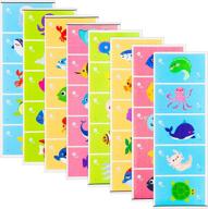 80pcs ocean animal shoe stickers for kids: mark your shoes in style with watinc's cartoon shark, whale, turtle, octopus, crab, and shell early learning decals logo