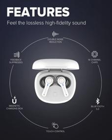 img 3 attached to Перезаряжаемые слуховые аппараты Bluetooth для пожилых людей с шумоподавлением, устранением высоты тона и 16-канальным внутриканальным цифровым усилителем - белый портативный зарядный чехол в комплекте.