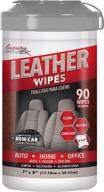 luxury driver all purpose leather wipes logo