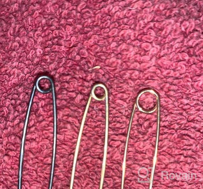 img 1 attached to 🌈 Stylish Polychromatic Goth Punk Stainless Steel Safety Pin Earrings: Nickel-Free Jewelry Gift for Women, Girls, and Teens - 6 Pairs review by Tamika Lewis