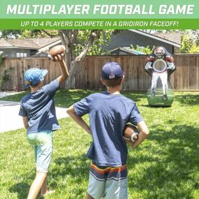 img 3 attached to Score Big With The GoSports Inflataman Football Challenge - Inflatable Receiver Touchdown Toss Game!