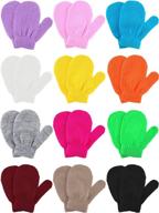 boao halloween stretch mittens - girls' accessories for cold weather, complete supplies логотип