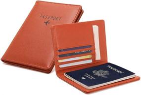 img 2 attached to BAKUN Passport Blocking Document Organizer Travel Accessories via Passport Wallets