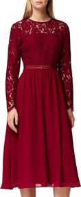 img 4 attached to TRUTH FABLE Womens CBTF005 Purple Women's Clothing - Dresses