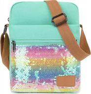 стильная холщовая сумка через плечо и кошелек для женщин и девочек - leaper логотип