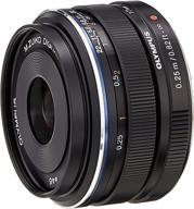 📷 olympus m.zuiko digital 17mm f1.8 lens: sleek black micro four thirds camera accessory with premium performance logo