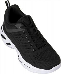 img 2 attached to CALTO Men'S 2.6 Inch Taller Height Increasing Elevator Sneakers - Super Lightweight Sporty Shoes