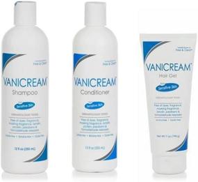 img 2 attached to Vanicream Hair Care Bundle: Shampoo (12 Oz), Conditioner (12 Oz), And Styling Gel (7 Oz) For Healthier, Smoother Hair