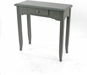 img 1 attached to Gray Teton Home AF-031 Accent Table, 30 L x 30 W x 12 H, 1 Piece