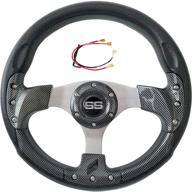 greenchoosy steering wheel black gray1 logo