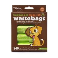 🌿 eco-friendly mega-roll waste bags made from bamboo - 240 count logo