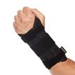 relieve arthritis and tendonitis pain with braceup carpal tunnel wrist brace for men and women - left hand, size s/m logo