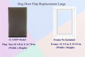 img 1 attached to Large Door Replacement Doggy Doors