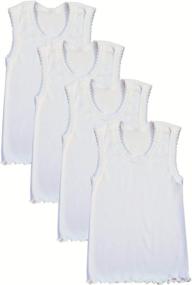 img 2 attached to 👚 B One Kids 3-Pack Camisole Undershirts - Girls' Tops, Tees & Blouses