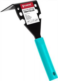 img 4 attached to Green Heavy Duty Pry Bar - Gresdent Trim Puller For Easy Home Remodeling, Tile Removal, Wood Floor Baseboard Molding, Nail Pulling, And Hex Wrench Tool