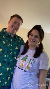 img 3 attached to St. Patrick'S Day Men'S Hawaiian Shirt - Irish Shamrock Print, Short Sleeves, Button Down, Aloha Style