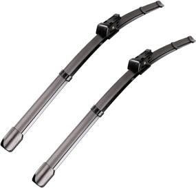 img 4 attached to 🚗 Original Equipment Replacement Wiper Blade Set for VW Jetta 2011-2019 Passat 2012-12.2014 CC 2013-2017 - 24"/19" (Set of 2) Top Lock 16mm