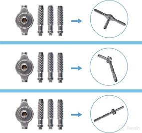 img 3 attached to KER 30 In 1 T-Type Multifunctional Ratcheting Screwdriver Set: A Must-Have Tool Kit for Daily Maintenance, Household Appliances, Bicycles, TVs, Electric Sockets