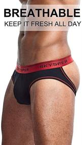 img 1 attached to 🩲 SKYSPER S JOCK07: Ultimate Supportive Jockstraps for Active Men's Clothing