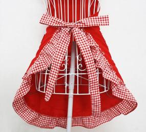 img 1 attached to Cute Retro Vintage Aprons For Women With Pockets - Perfect Mothers Day Gift For Kitchen And Flirty Fashion Lovers