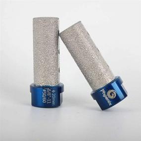 img 4 attached to Raizi Diamond Finger Milling Bits For Enlarging Shaping Holes On Porcelain Tile Marble Granite Milling Tools 2 Pcs (20Mm(13/16 Inch))