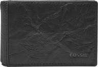 💼 fossil men's leather money bifold wallet - enhanced wallets, card cases & money organizers for men логотип
