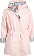 👧 urban republic girls' raincoat – waterproof anorak slicker shell windbreaker rain jacket (sizes 7-16) logo