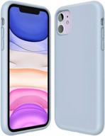 kocuos iphone 11 case: anti-scratch, fingerprint & shock absorption gel rubber full body protection - 6.1 inch (purple) logo