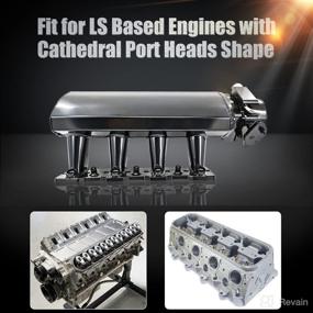 img 1 attached to Enhance Engine Performance with 102mm Intake Manifold for LS1/LS2/LS6 LS Based Engines - Corvette, 🚀 SSR, TrailBlazer SS, Cadillac CTS V, Pontiac GTO, Saab 9-7X Aero (Throttle Body and Sensor Included)