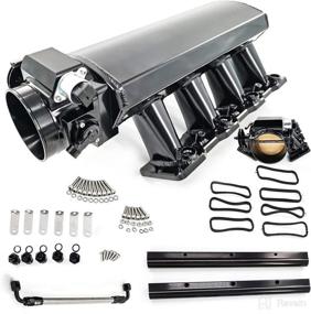 img 4 attached to Enhance Engine Performance with 102mm Intake Manifold for LS1/LS2/LS6 LS Based Engines - Corvette, 🚀 SSR, TrailBlazer SS, Cadillac CTS V, Pontiac GTO, Saab 9-7X Aero (Throttle Body and Sensor Included)