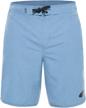 quick dry men's swim trunks with mesh lining - rokka&rolla beach shorts for stylish swimwear logo