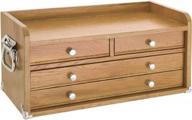 oak chest with 4 drawers and dividers - grizzly h8252 logo