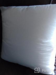img 7 attached to Mybecca 18 X 18 Sham Stuffer Square Hypoallergenic Pillow Insert Polyester, White