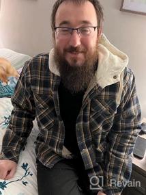 img 7 attached to Experience Cozy Comfort With Legendary Whitetails Men'S Hooded Flannel Shirt Jacket