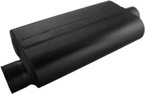 img 4 attached to Flowmaster 843051 50 Delta Muffler 409S - 3.00 Offset 🔊 IN/3.00 Center OUT - Moderate Sound, Black: Optimal Performance with Sleek Aesthetic