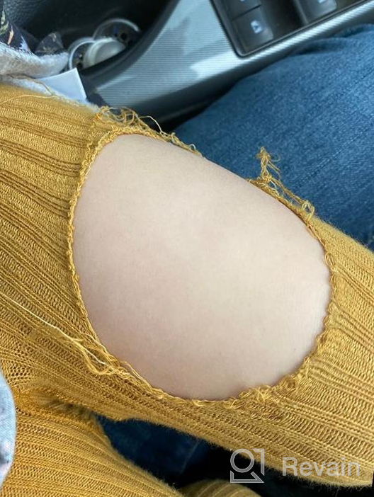 img 1 attached to Set of 4 Baby Toddler Girls Cotton Cable Knit Tights Pantyhose with Bow-knot Embellishment - Leggings Stocking Pants review by Heather Bell