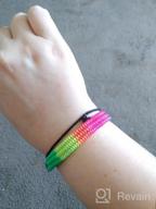 img 1 attached to Nanafast Rainbow Handmade Bracelet: Show LGBTQ Pride with Adjustable Size Friendship Wristband for Gay & Lesbian review by Gavin Hernandez