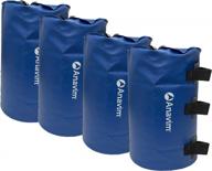 blue leg weights for pop up canopy - 4 pack anavim canopy water weights bag логотип