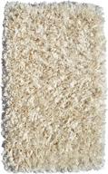 🏠 r 16 home shaggy raggy rug - cream; 22"x34" - soft & stylish floor mat логотип