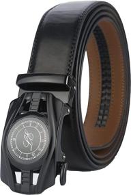 img 4 attached to Lavemi Leather Ratchet Automatic Elegant Men's Accessories : Belts