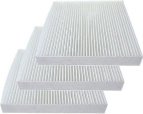 img 1 attached to Civic, CR-V, CR-Z, Fit, HR-V, Insight - 3 Pack FD182 Cabin Air Filters: Optimal Replacement for CF11182, CP182, 80292-TF0-G01