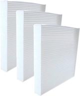 civic, cr-v, cr-z, fit, hr-v, insight - 3 pack fd182 cabin air filters: optimal replacement for cf11182, cp182, 80292-tf0-g01 logo